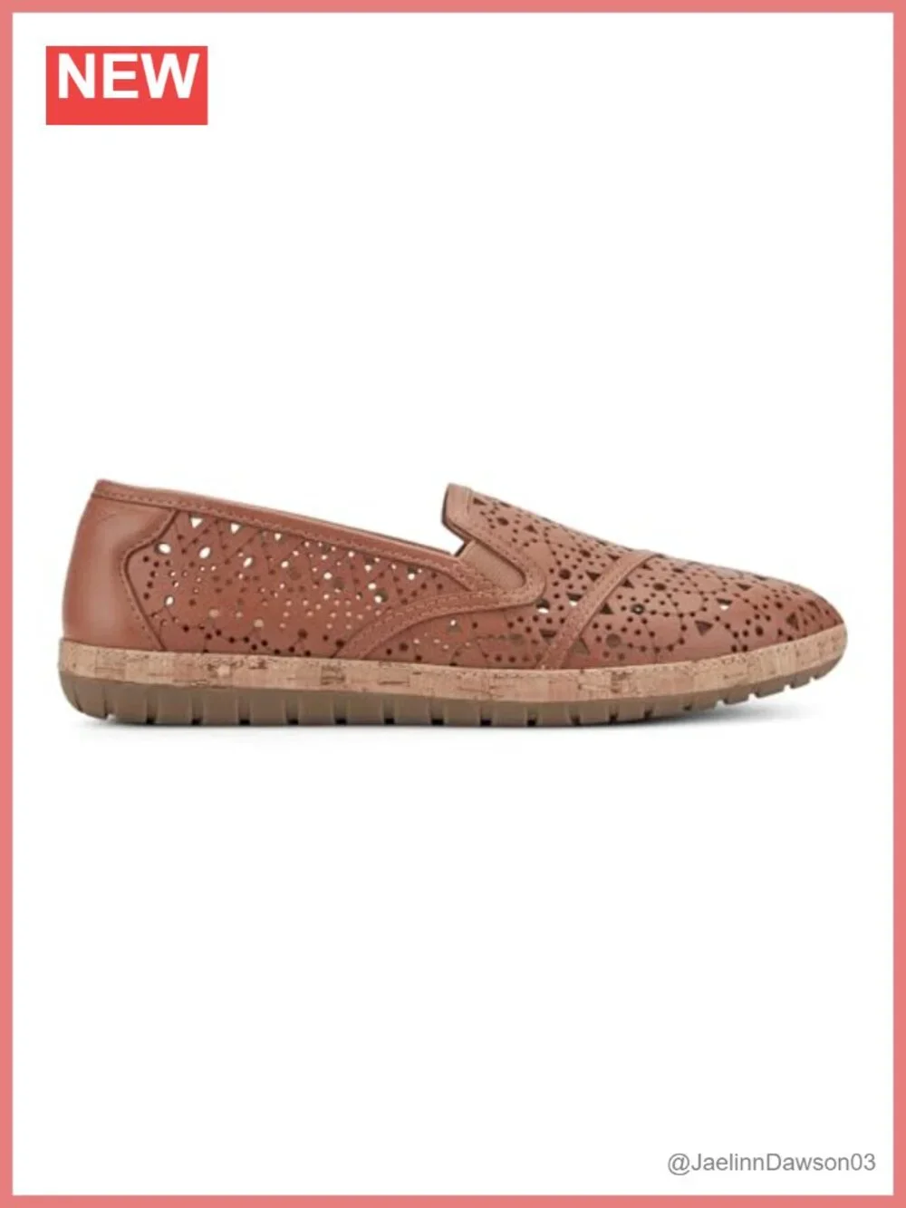 Women's Leather Slip-On Loafers Arch Support Cushioned